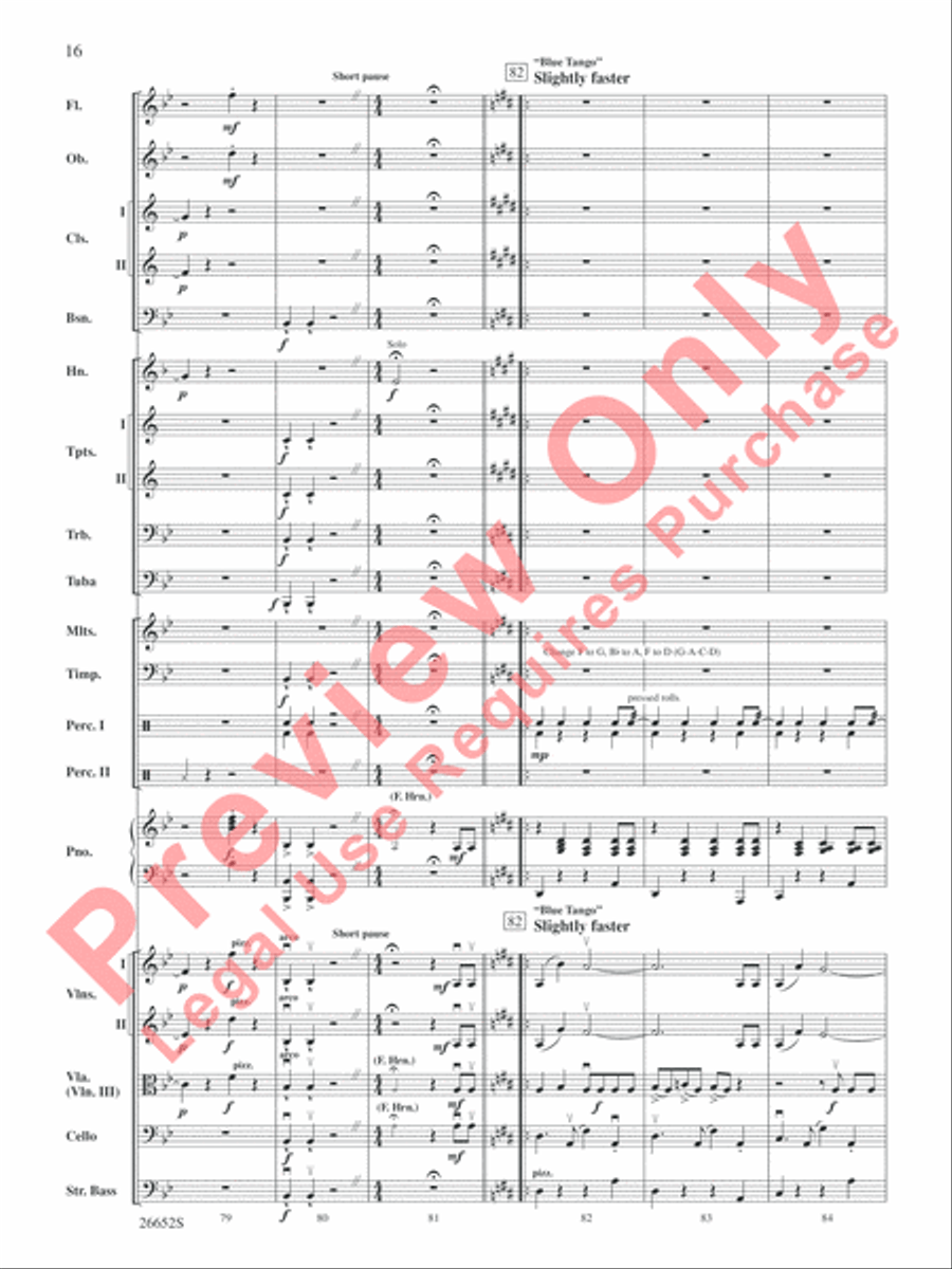 Leroy Anderson Favorites Leroy Anderson Favorites Full Orchestra scores gallery preview page 17