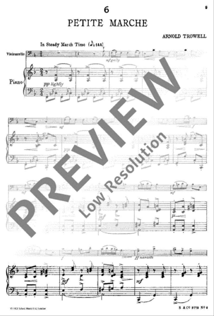 12 Morceaux faciles 12 Morceaux faciles Piano Accompaniment scores gallery preview page 9