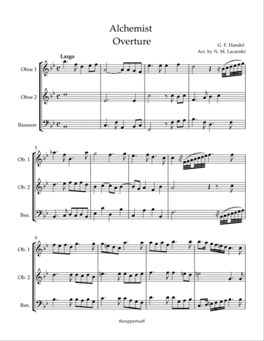 Alchemist Overture Woodwind Trio scores gallery preview page 2