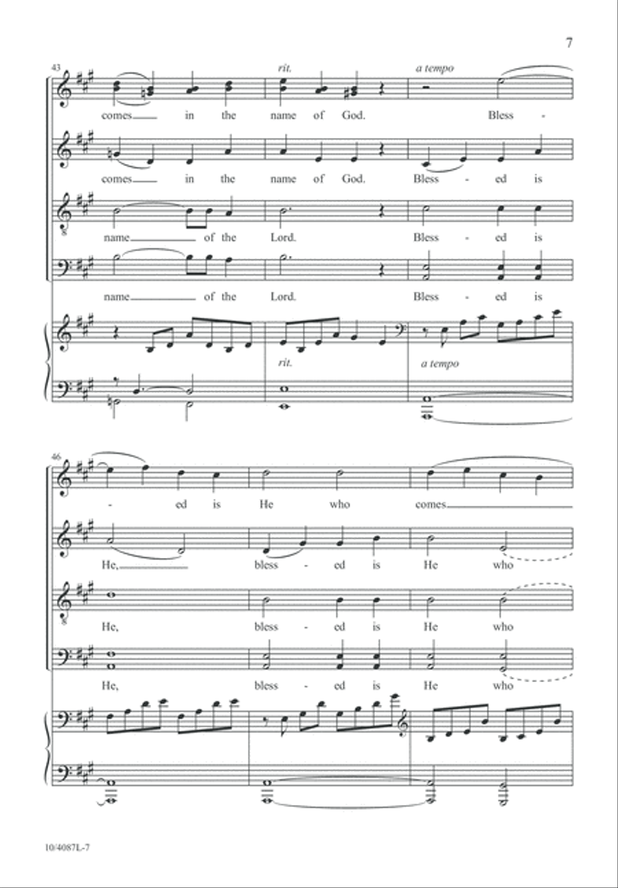 Holy (Sanctus) Divisi scores gallery preview page 8