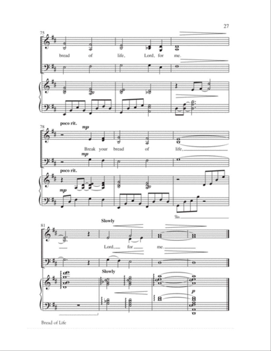 We Remember Calvary (SAB) 3-Part scores gallery preview page 30