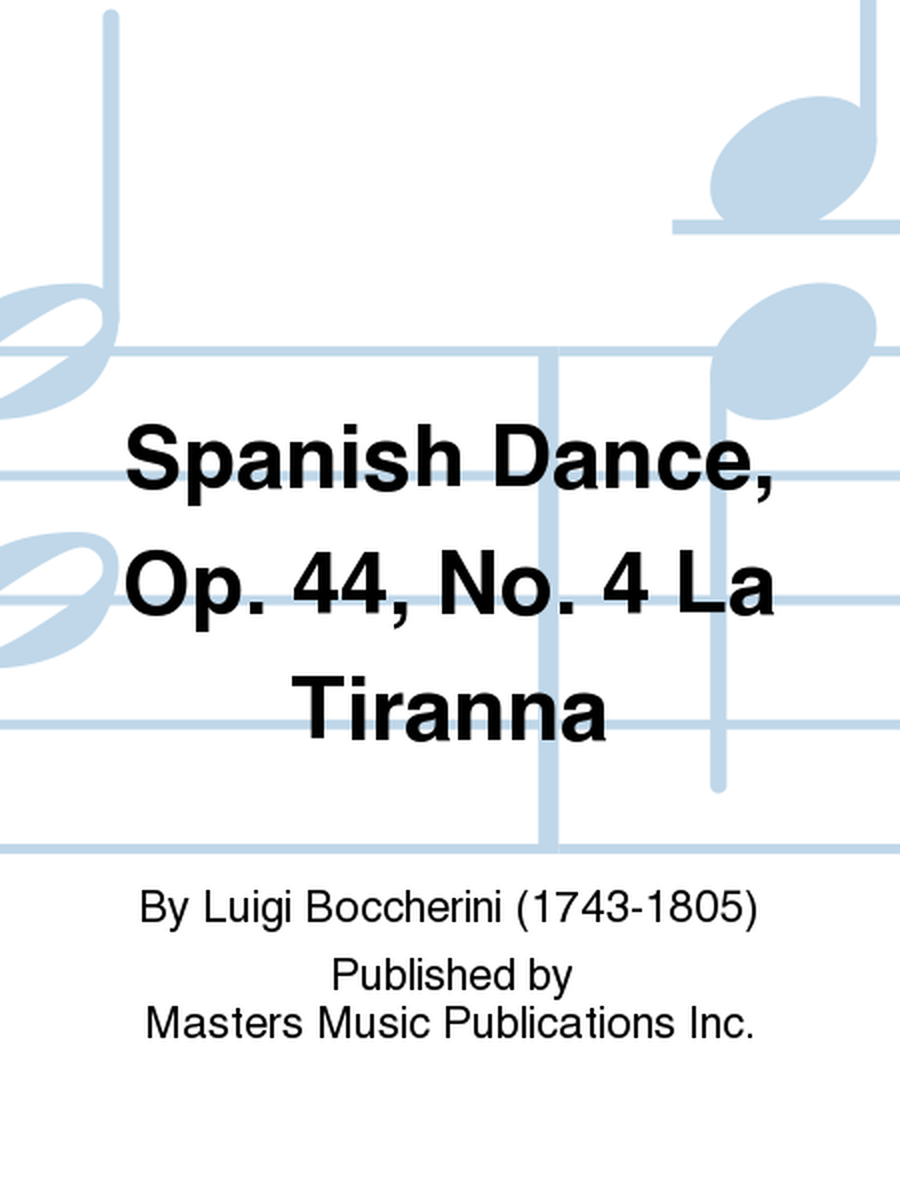 Spanish Dance, Op. 44, No. 4 La Tiranna image number null