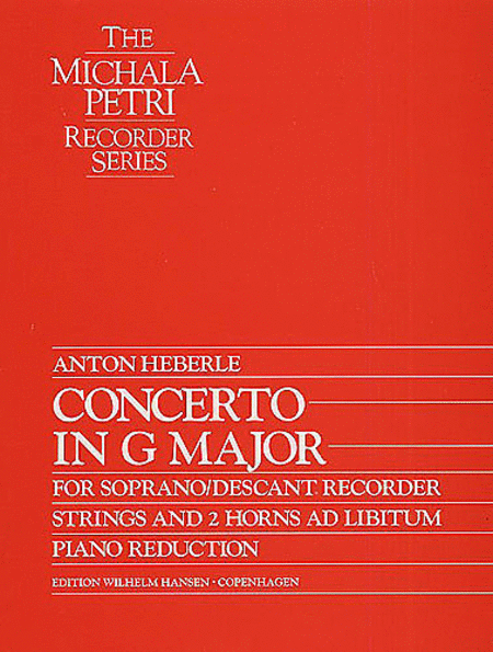 Anton Heberle: Concerto In G Major