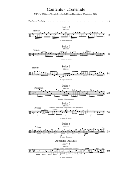 Viola 6 Suites Bach Urtext