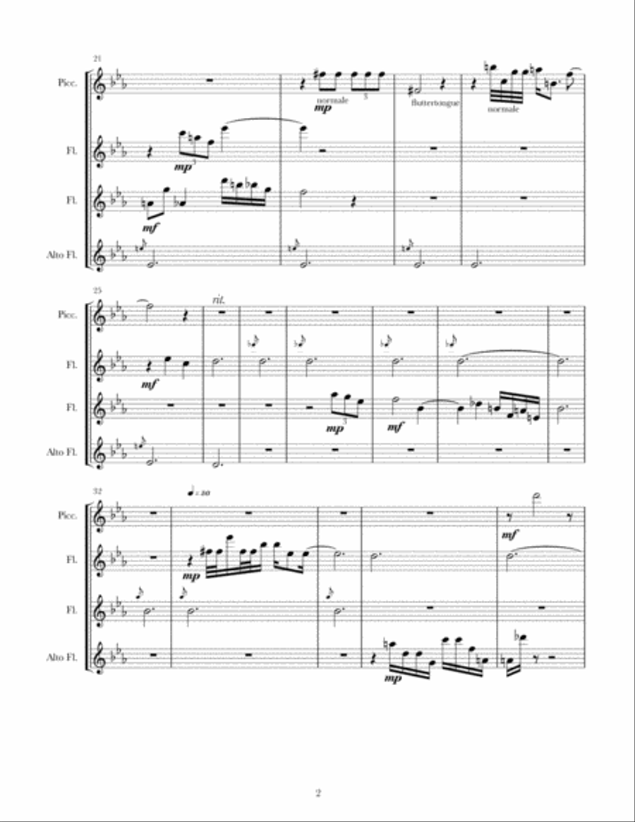 A Soliloquy in Nature Small Ensemble scores gallery preview page 2