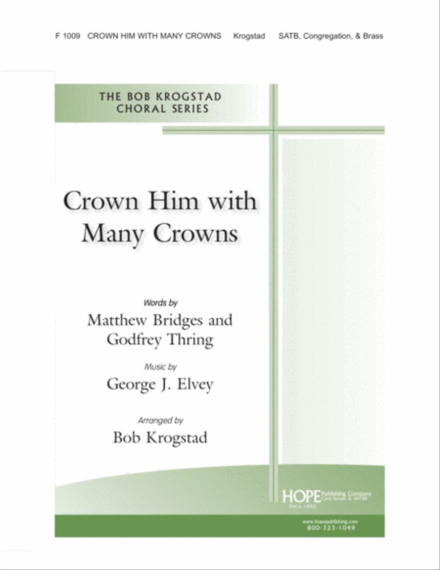 Crown Him with Many Crowns 4-Part scores gallery preview page 1