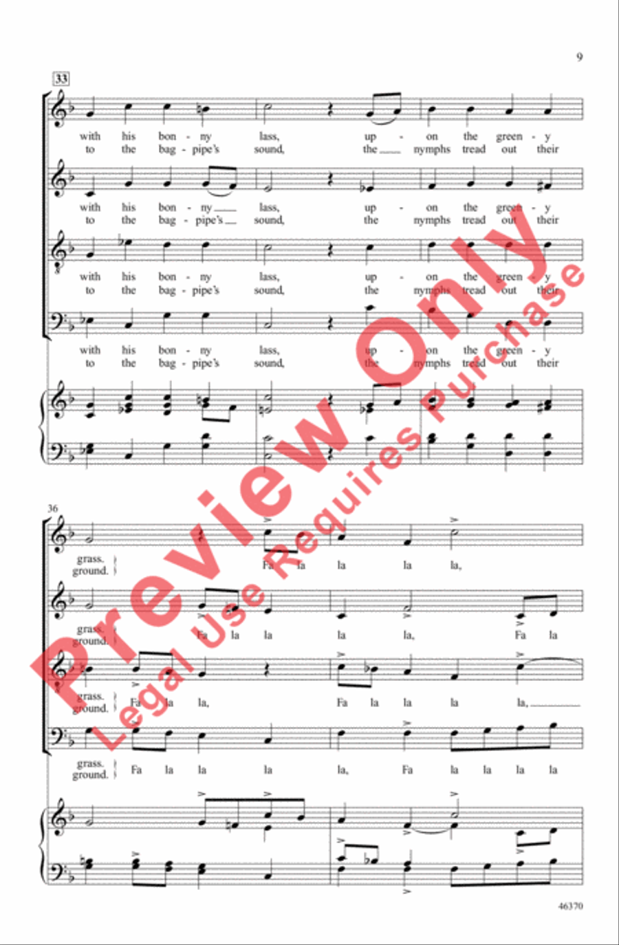 Now Is the Month of Maying! 4-Part scores gallery preview page 8