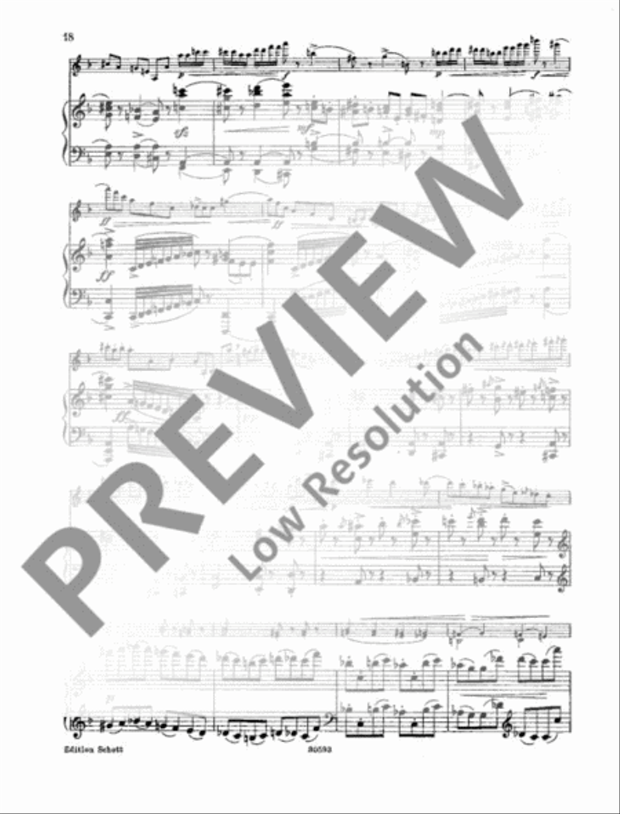 Sonata A Minor Sonata A Minor Violin Solo scores gallery preview page 21