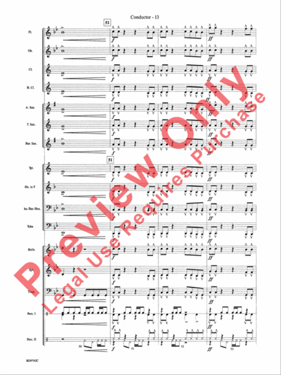 Mystic Legacy Mystic Legacy Concert Band scores gallery preview page 16