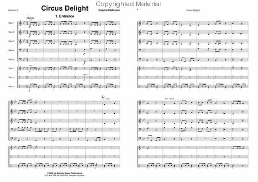 Circus Delight Brass Band scores gallery preview page 2