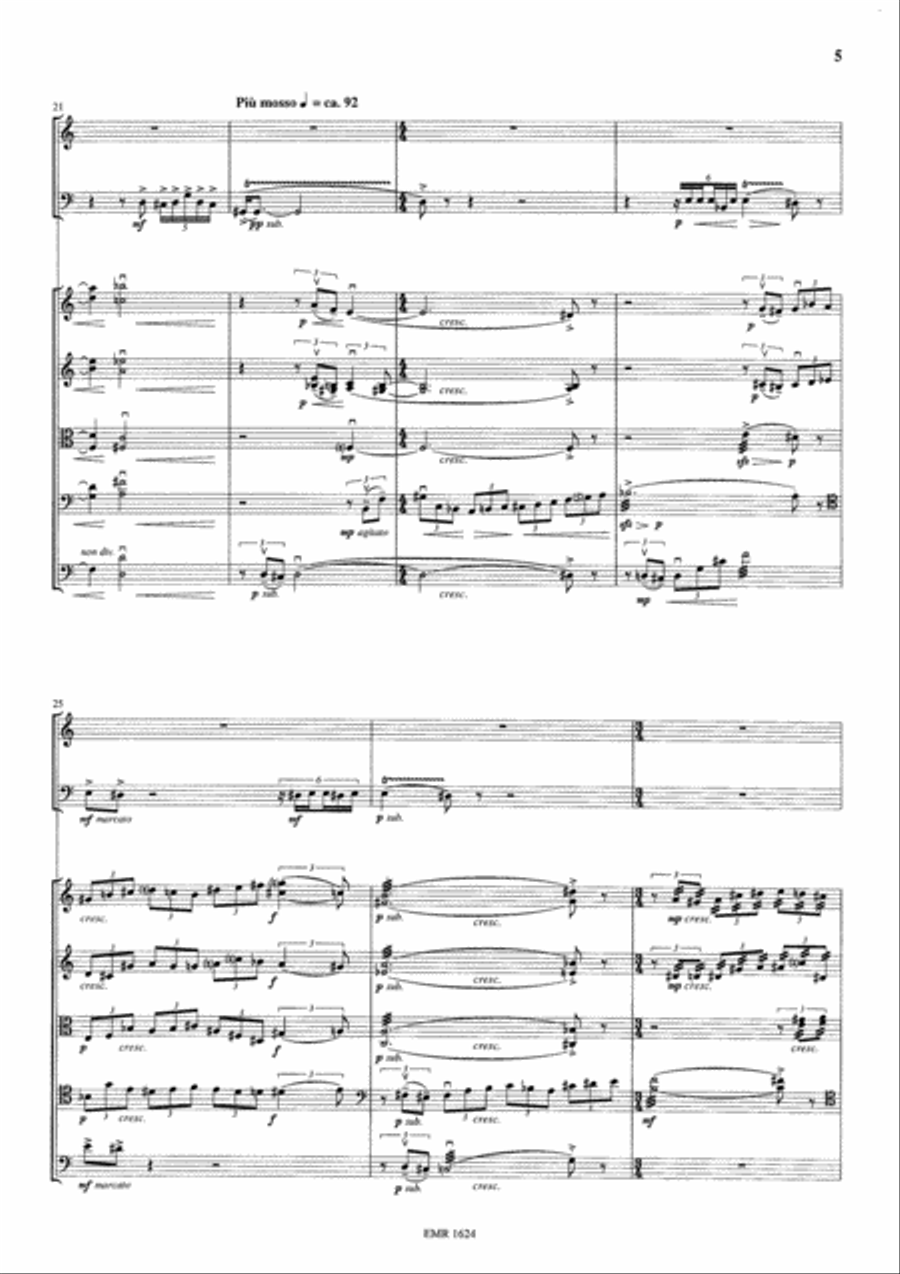Chant d'Automne String Orchestra scores gallery preview page 5