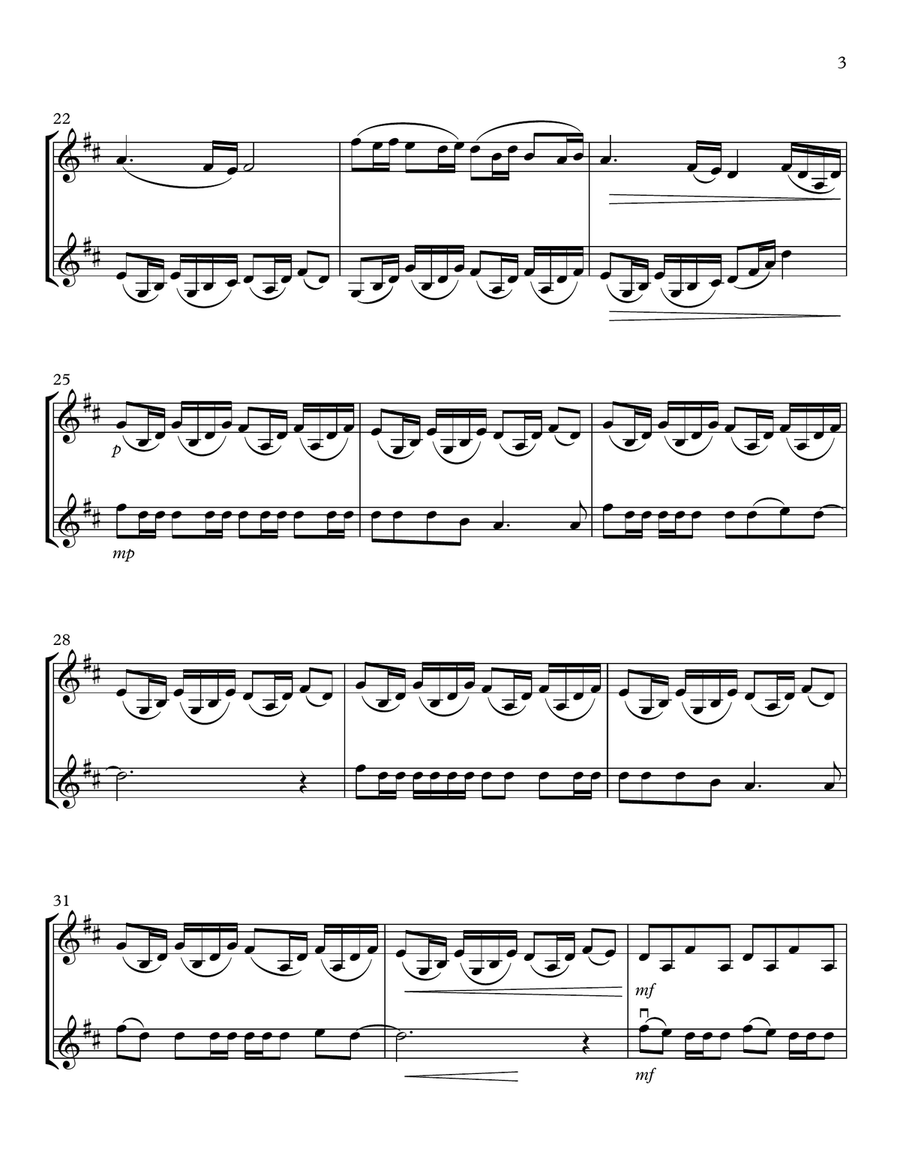 Invisible String String Duet scores gallery preview page 3