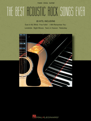 Book cover for The Best Acoustic Rock Songs Ever