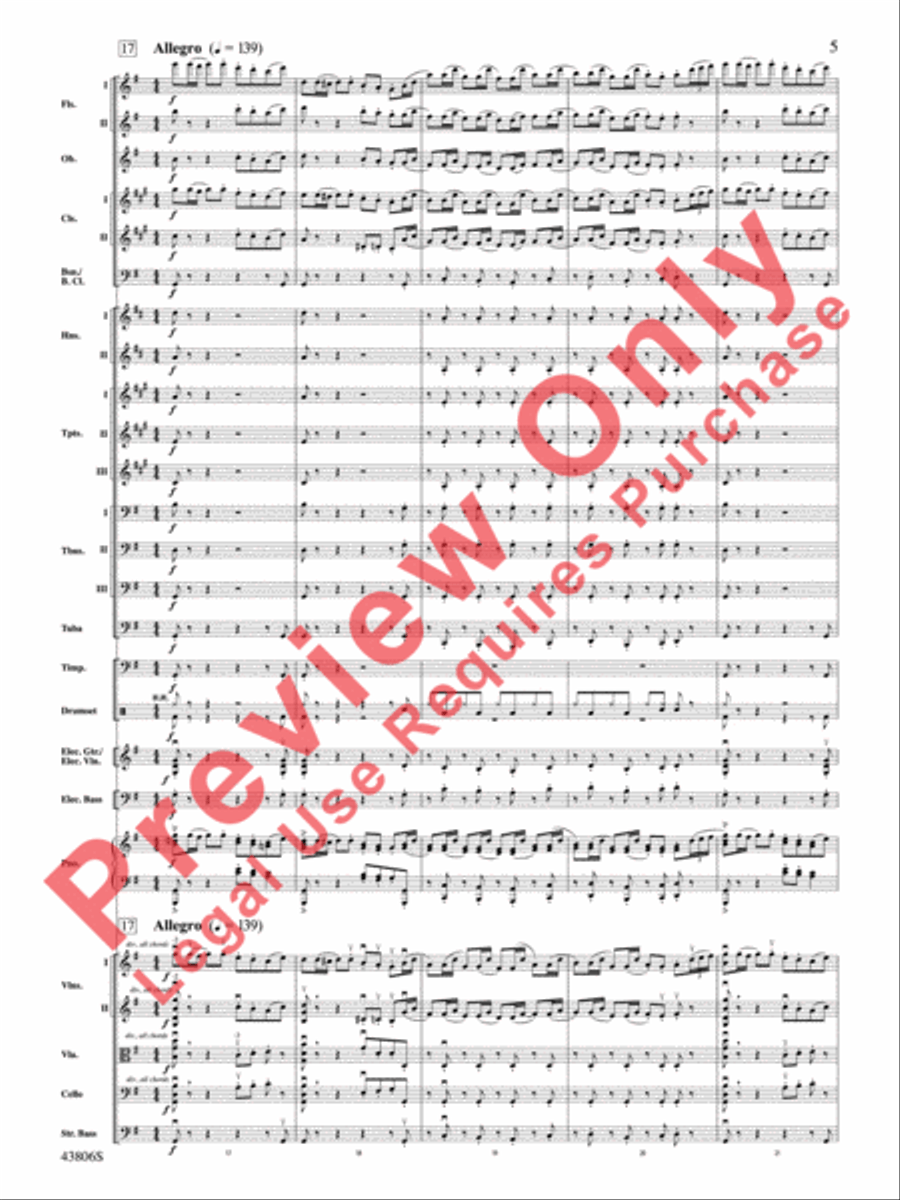 A Mad Russian's Christmas Full Orchestra scores gallery preview page 6