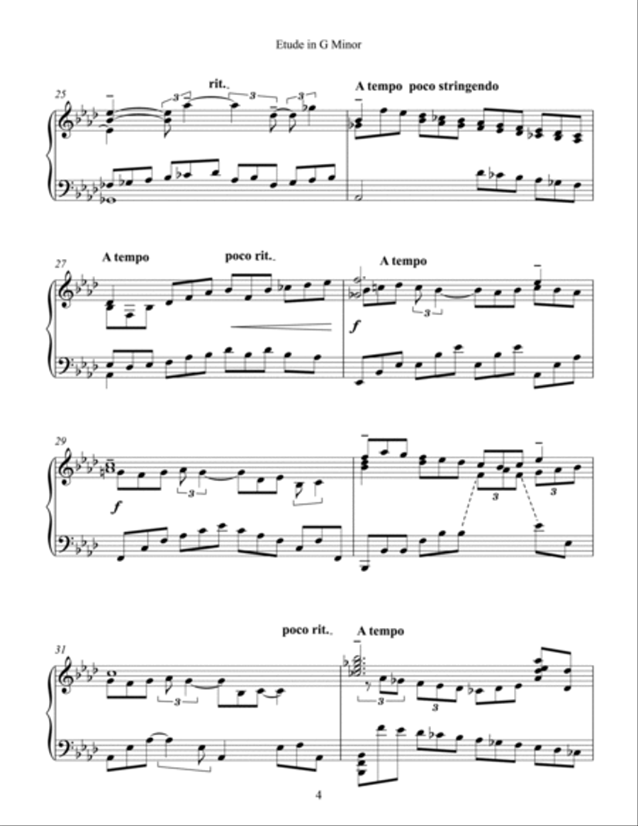 [Adams] Etude in G Minor (Part I, No. 1) Piano Method scores gallery preview page 6