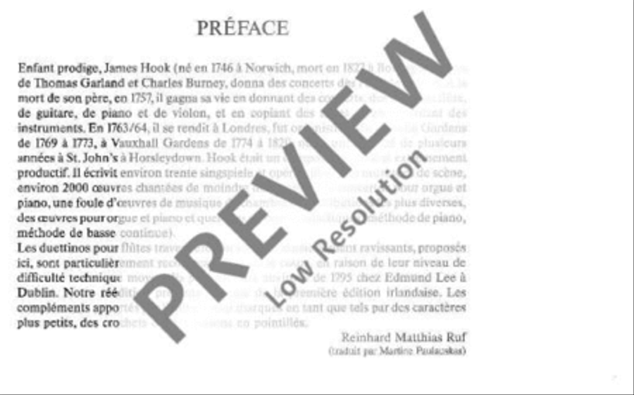 Twelve Duettinos Flute scores gallery preview page 6