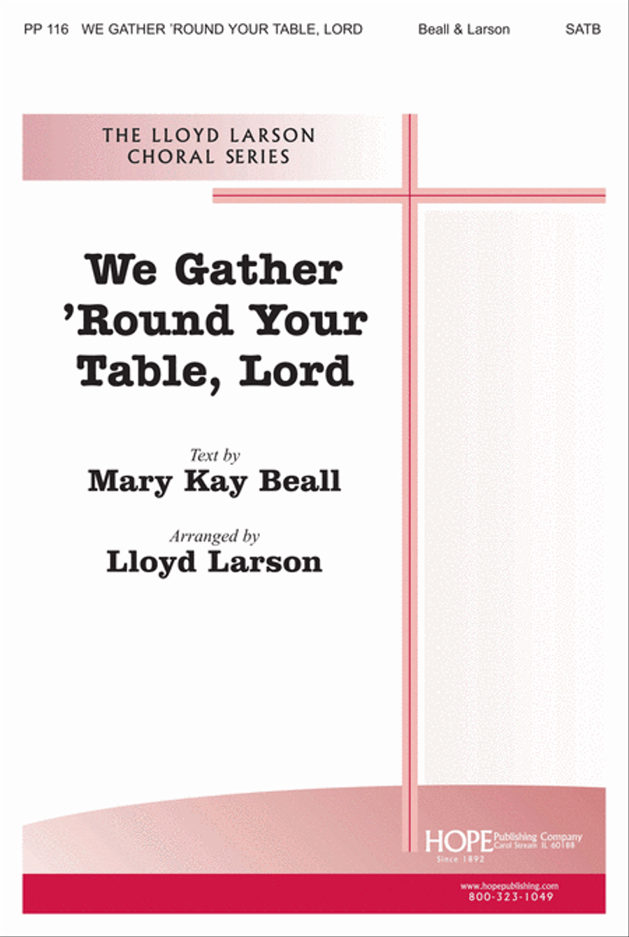 We Gather 'Round Your Table Lord 4-Part scores gallery preview page 1