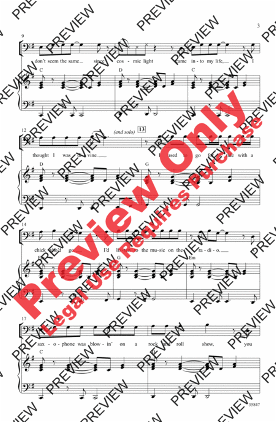 Whatever Happened to Saturday Night 4-Part scores gallery preview page 3