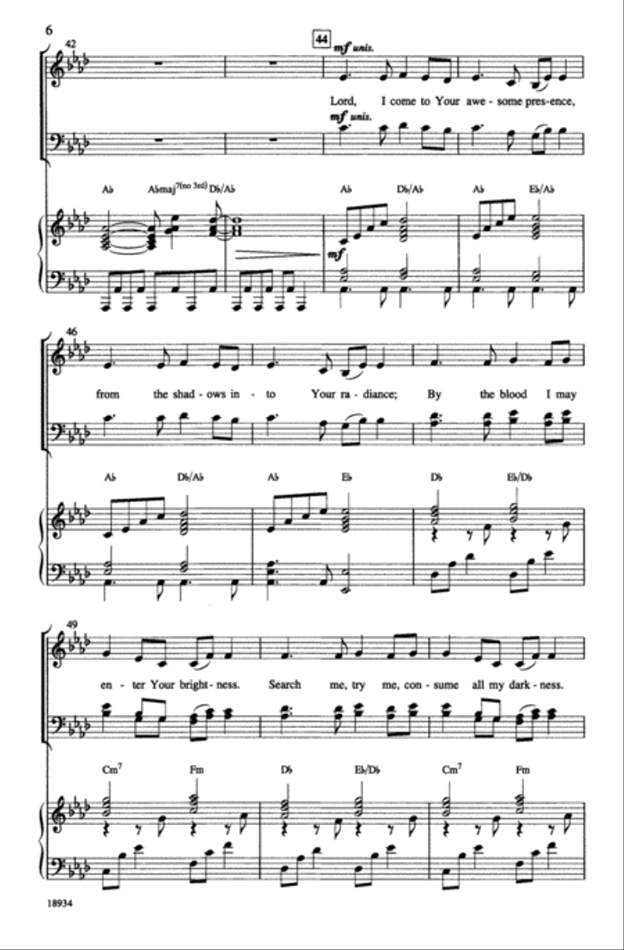 Shine, Jesus, Shine 4-Part scores gallery preview page 6