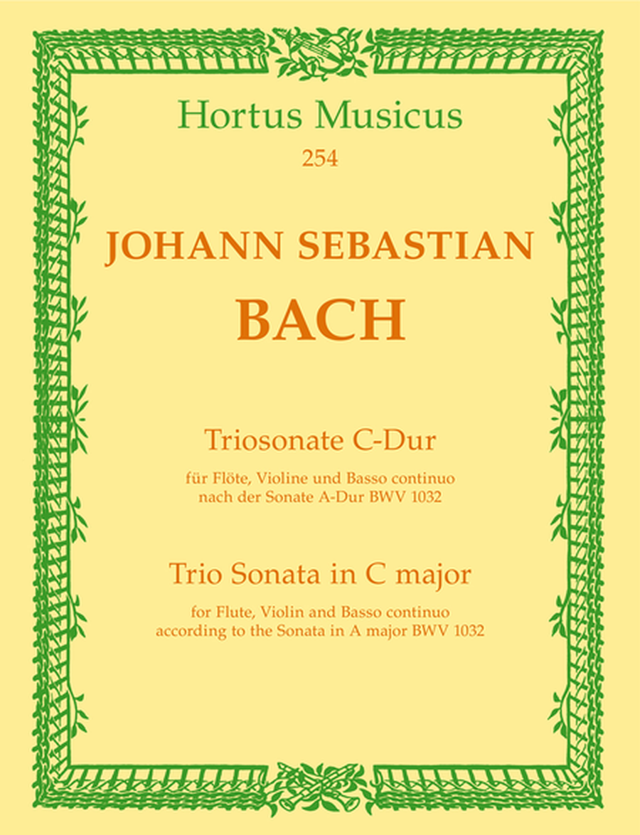 Trio Sonata for Flute, Violin and Basso continuo C major