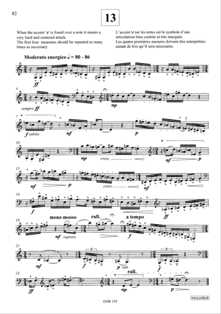 Treatise-Method and Exercises & 21 Etudes Horn scores gallery preview page 21