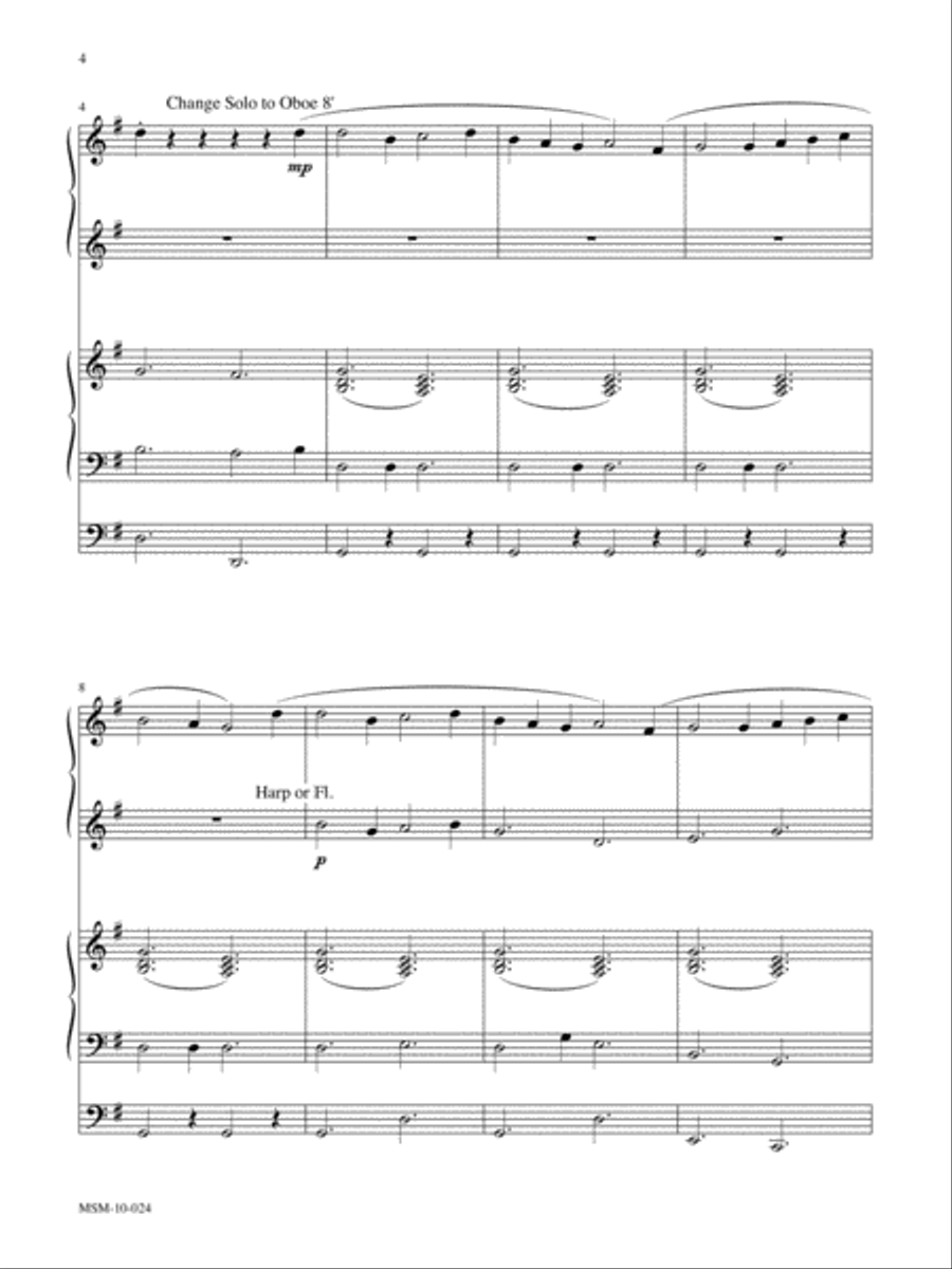 A Christmas Pastorale for Organ Duet image number null