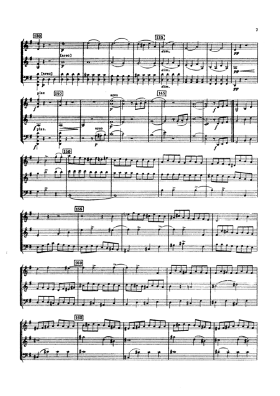 Trio For Two Violins And Cello In G Major String Trio scores gallery preview page 5