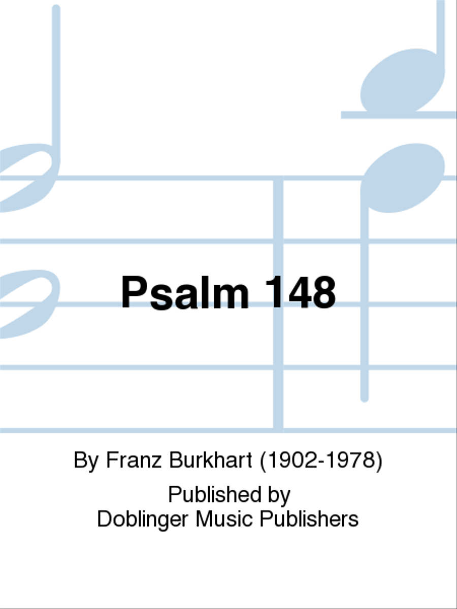 Psalm 148 A Cappella scores gallery preview page 1