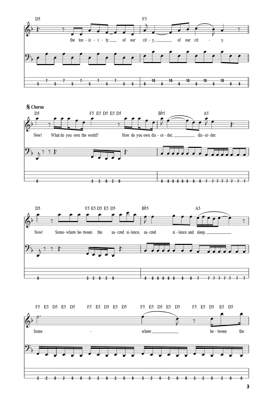 Toxicity on sale drum tab