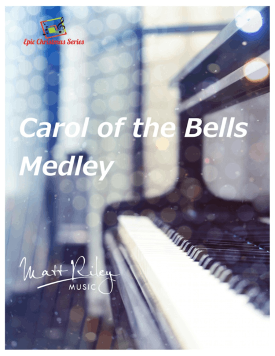 Carol of the Bells / God Rest Ye Merry Gentlemen - Piano (Easy/Early Intermediate Level) Piano Solo scores gallery preview page 1