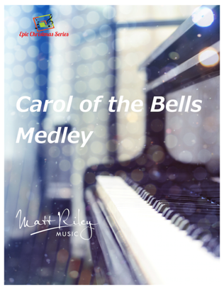 Book cover for Carol of the Bells / God Rest Ye Merry Gentlemen - Piano (Easy/Early Intermediate Level)