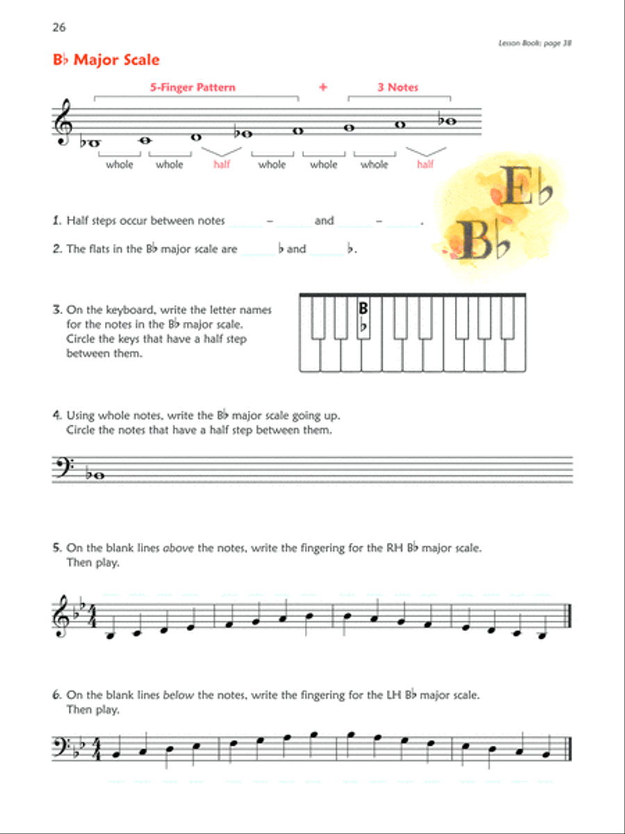 Premier Piano Course Theory, Book 5 Piano Method scores gallery preview page 4