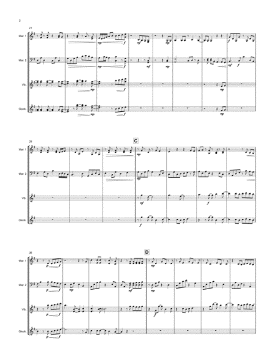 100 Years Percussion Ensemble scores gallery preview page 2