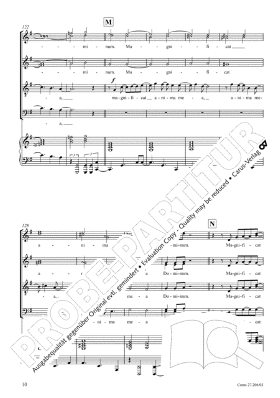 Magnificat 4-Part scores gallery preview page 11