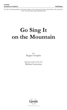 Go Sing It on the Mountain - Full Score