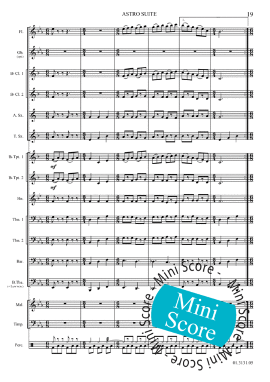 Astro Suite Astro Suite Concert Band scores gallery preview page 25
