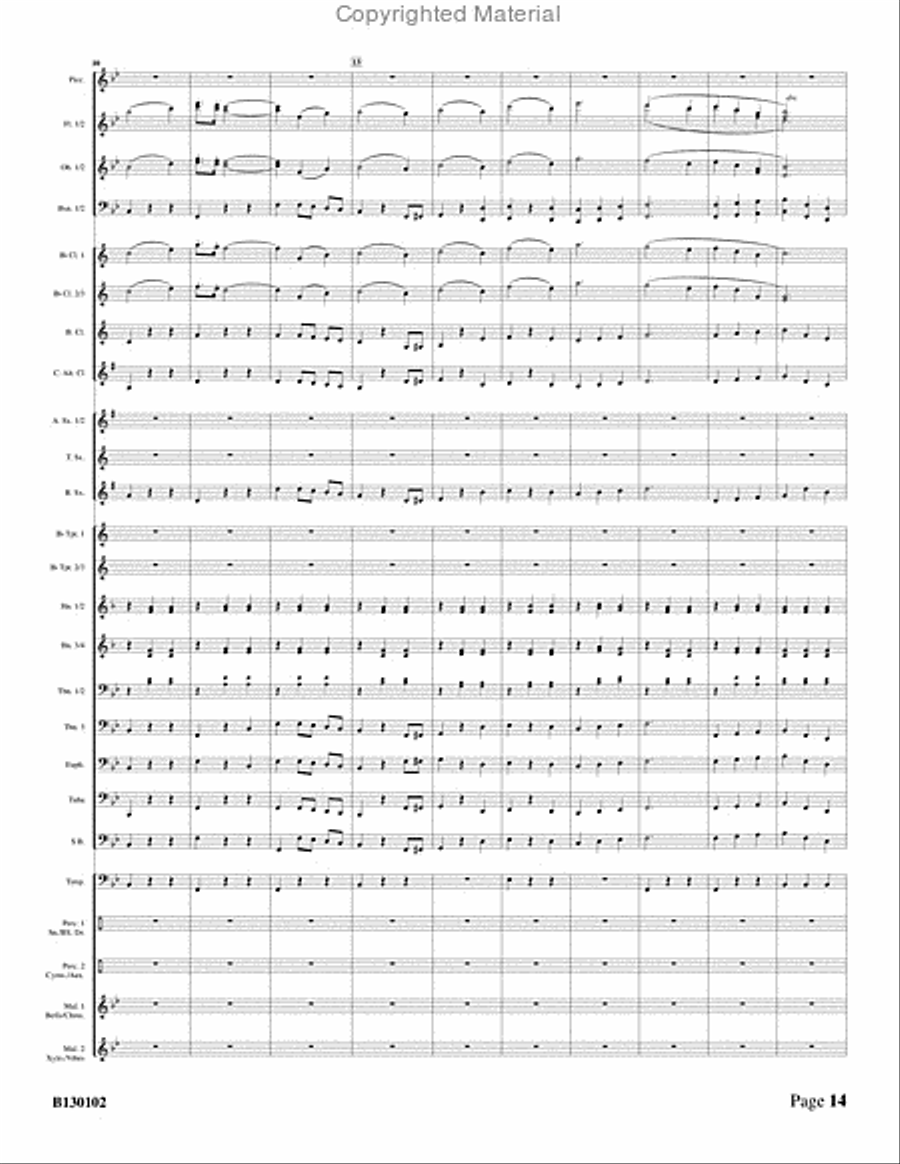 Gazebo Portraits Concert Band scores gallery preview page 17