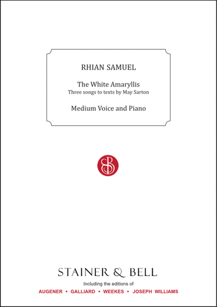 White Amaryllis, The. Vce & Pf
