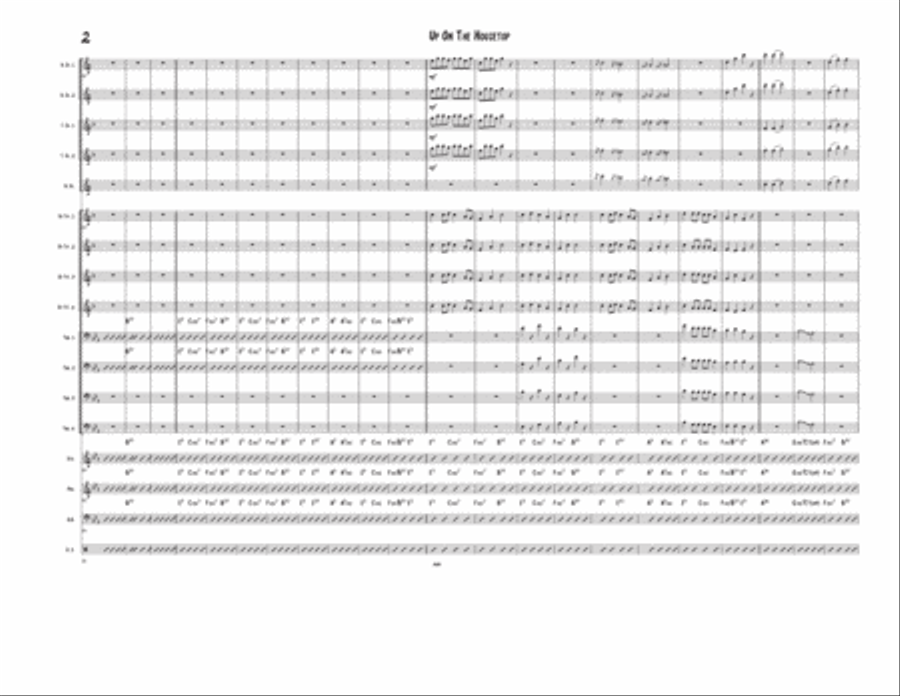 Up On The Housetop Up On The Housetop Jazz Ensemble scores gallery preview page 2
