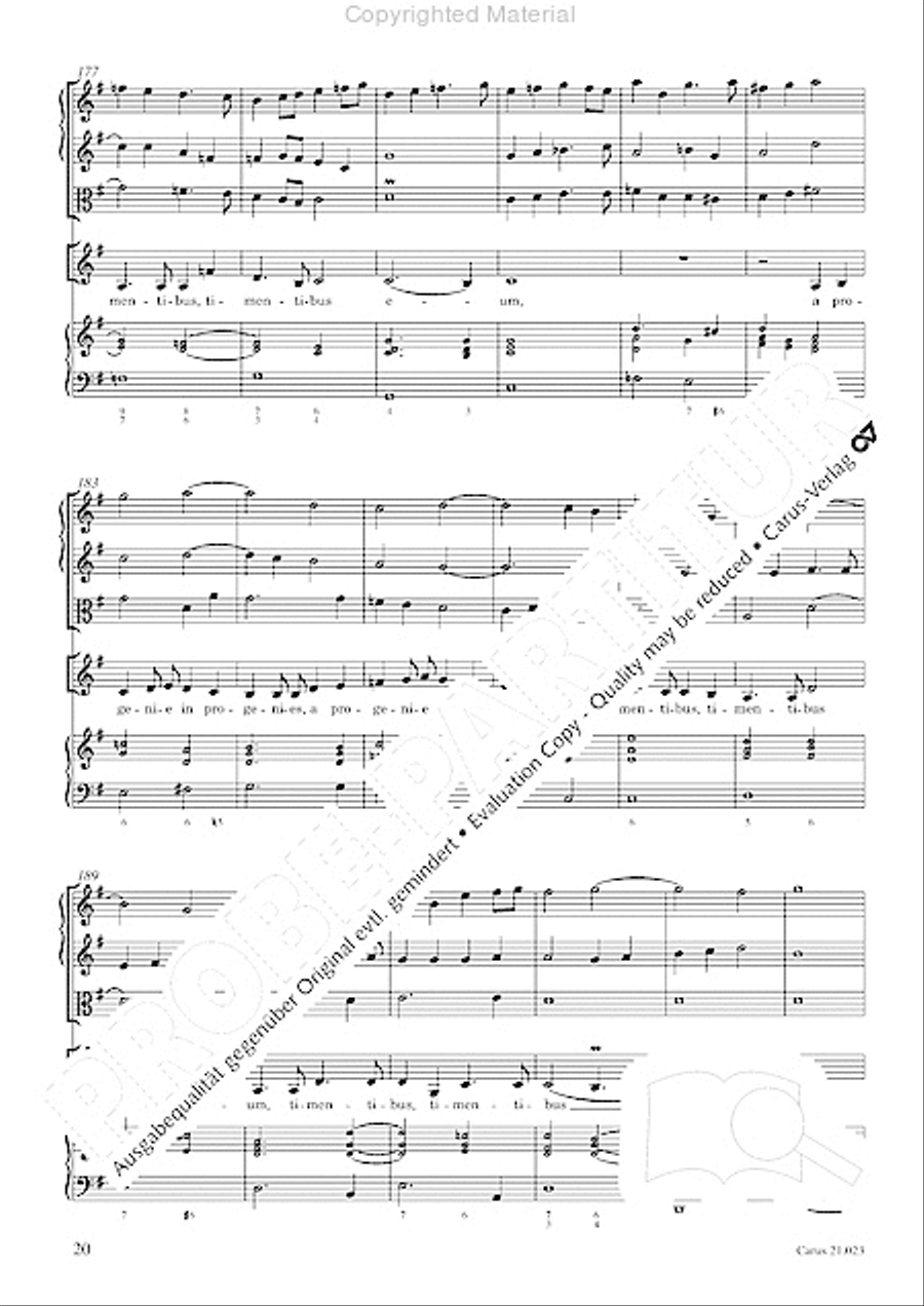 Magnificat in G SATTB scores gallery preview page 22