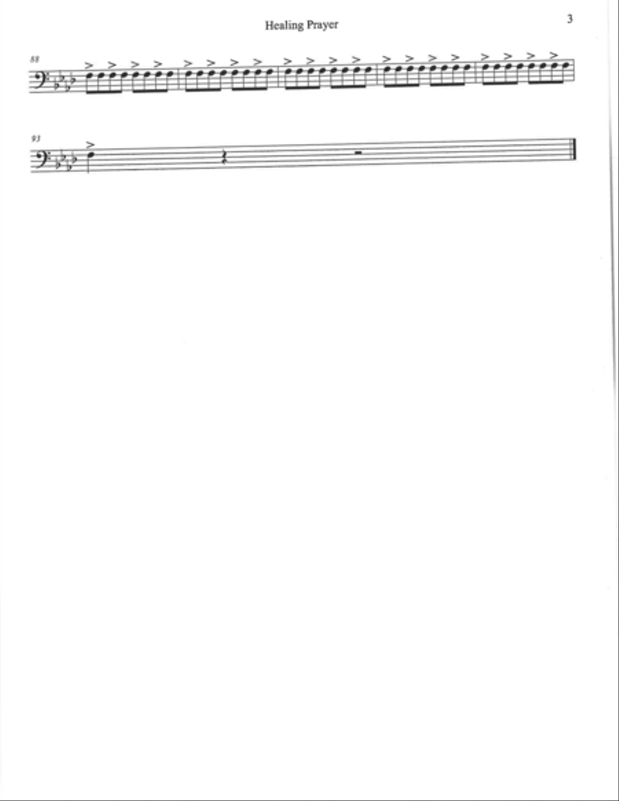 Healing Prayer Small Ensemble scores gallery preview page 6