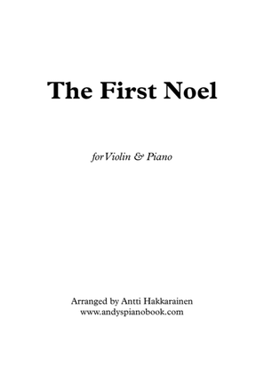 Book cover for The First Noel - Violin & Piano
