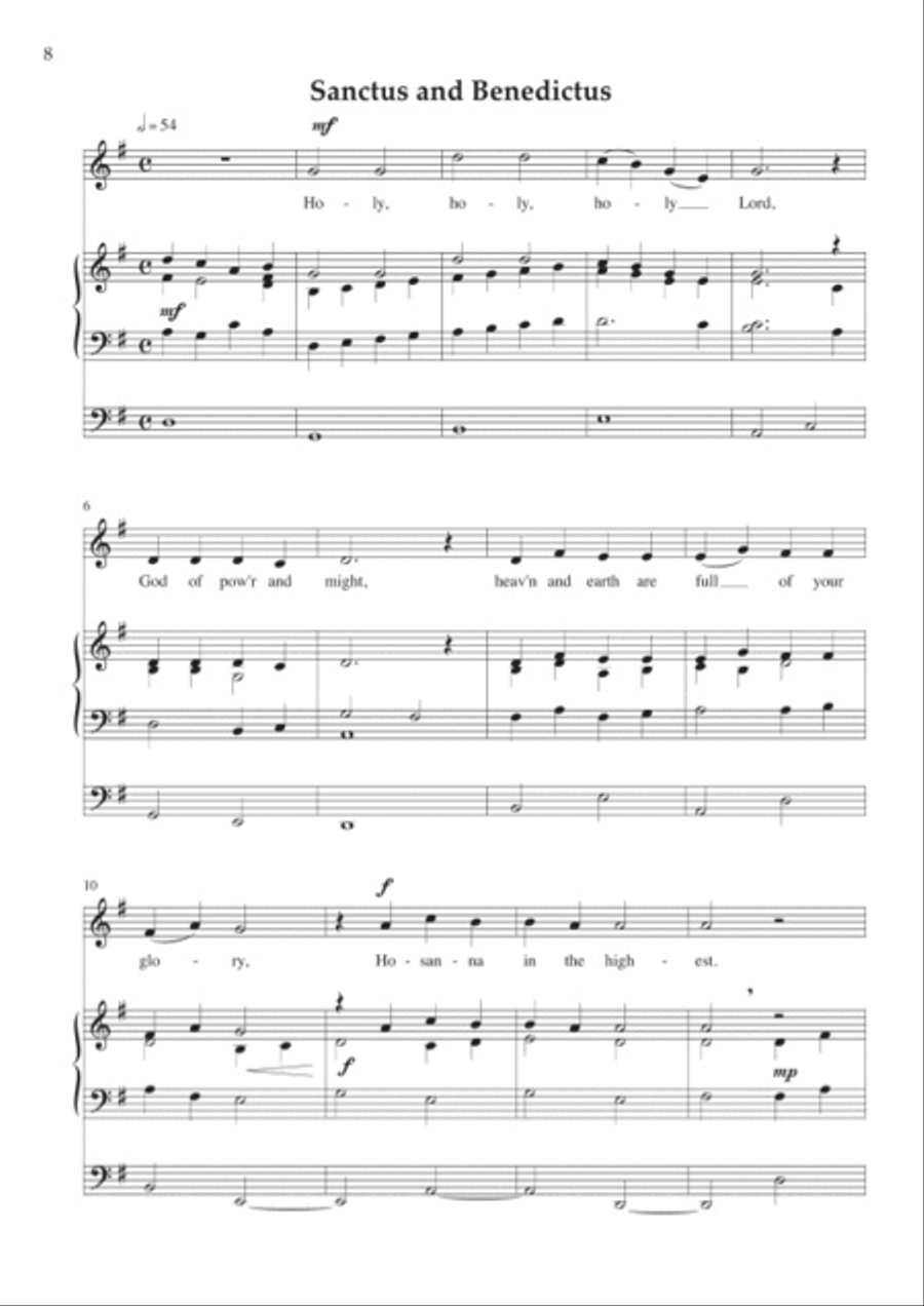 A Parish Eucharist Voice scores gallery preview page 4