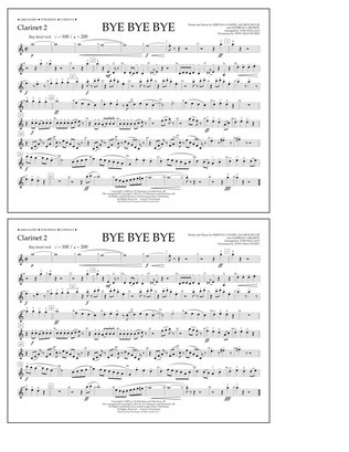 Bye Bye Bye (arr. Tom Wallace) - Clarinet 2