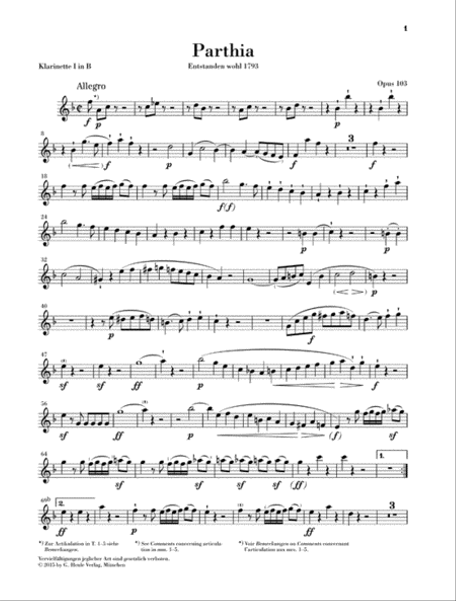 Parthia Op. 103 - Rondo WoO 25 Chamber Music scores gallery preview page 6