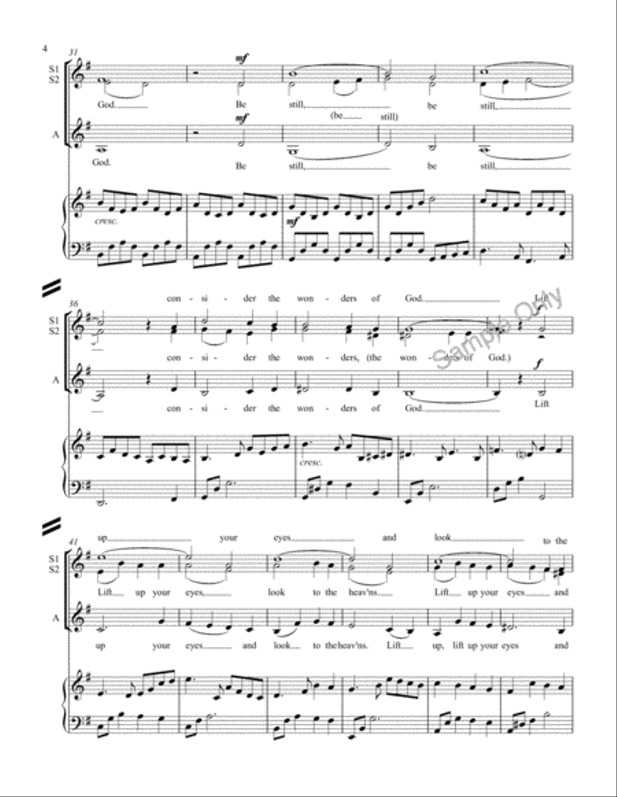 Be Still And Consider Be Still And Consider SSA scores gallery preview page 4