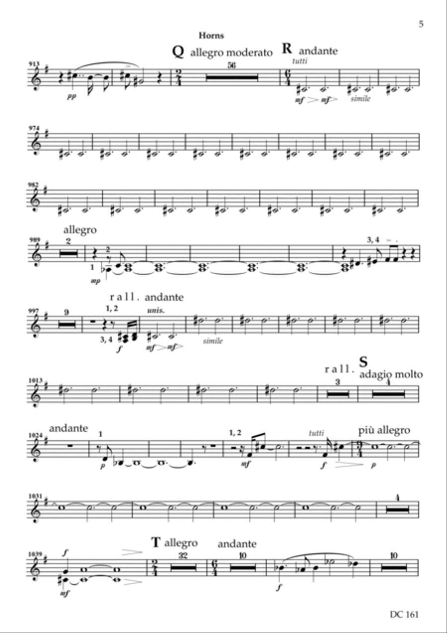 Vinlandsaga - a Nordic Symphony [brass, percussion and harp parts] Percussion Ensemble scores gallery preview page 5