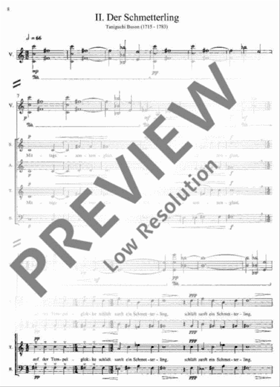 11 Haiku 4-Part scores gallery preview page 9