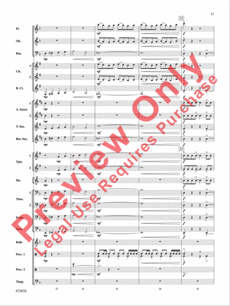 Red Giant Red Giant Concert Band scores gallery preview page 12