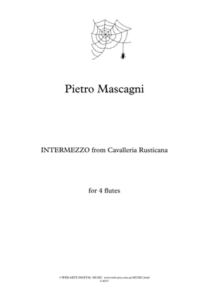 Book cover for INTERMEZZO from Cavalleria Rusticana for 4 flutes - MASCAGNI